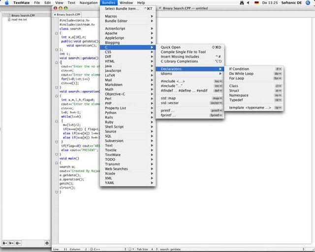 unix text editor for mac